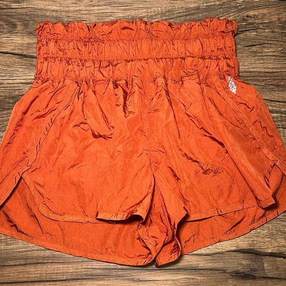 Free People Movement The Way Home Shorts Athletic Run Sporty Orange Size M - Picture 1 of 4